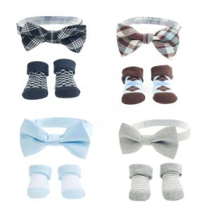 Baby Boy Bow Tie and Sock Set