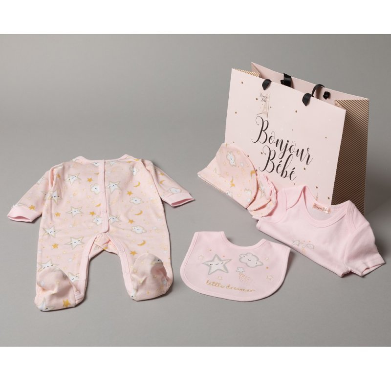 Baby 5 Piece Girls Little Dreamer Gift Set Bella Donna Boutique