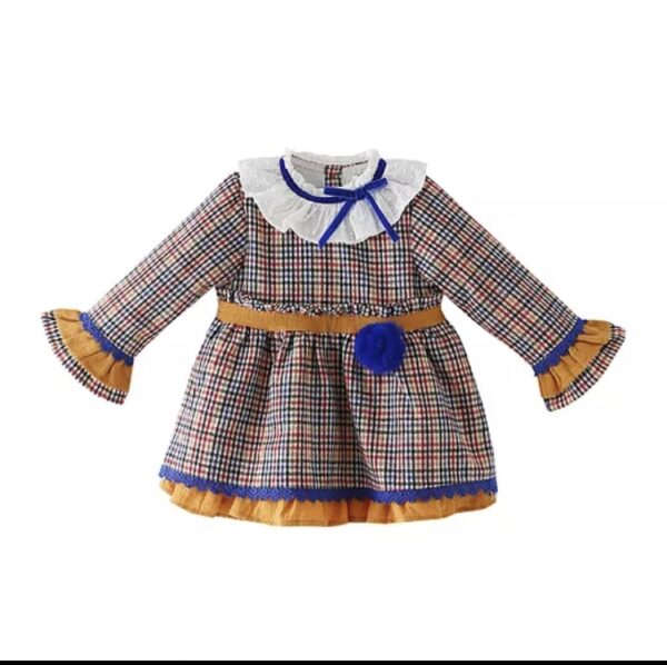Checked party dress