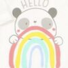 Hello World Rainbow Sleepsuit