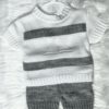 Boys knitted top and shorts