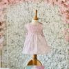 Pretty pink Smocked Dress with Bows